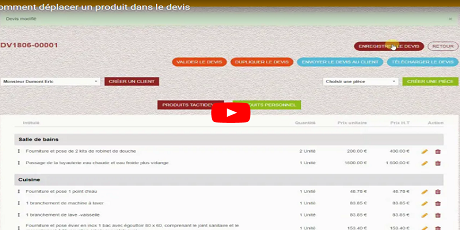 Tutoriels pour réaliser vos chiffrages de devis factures Tactidevis